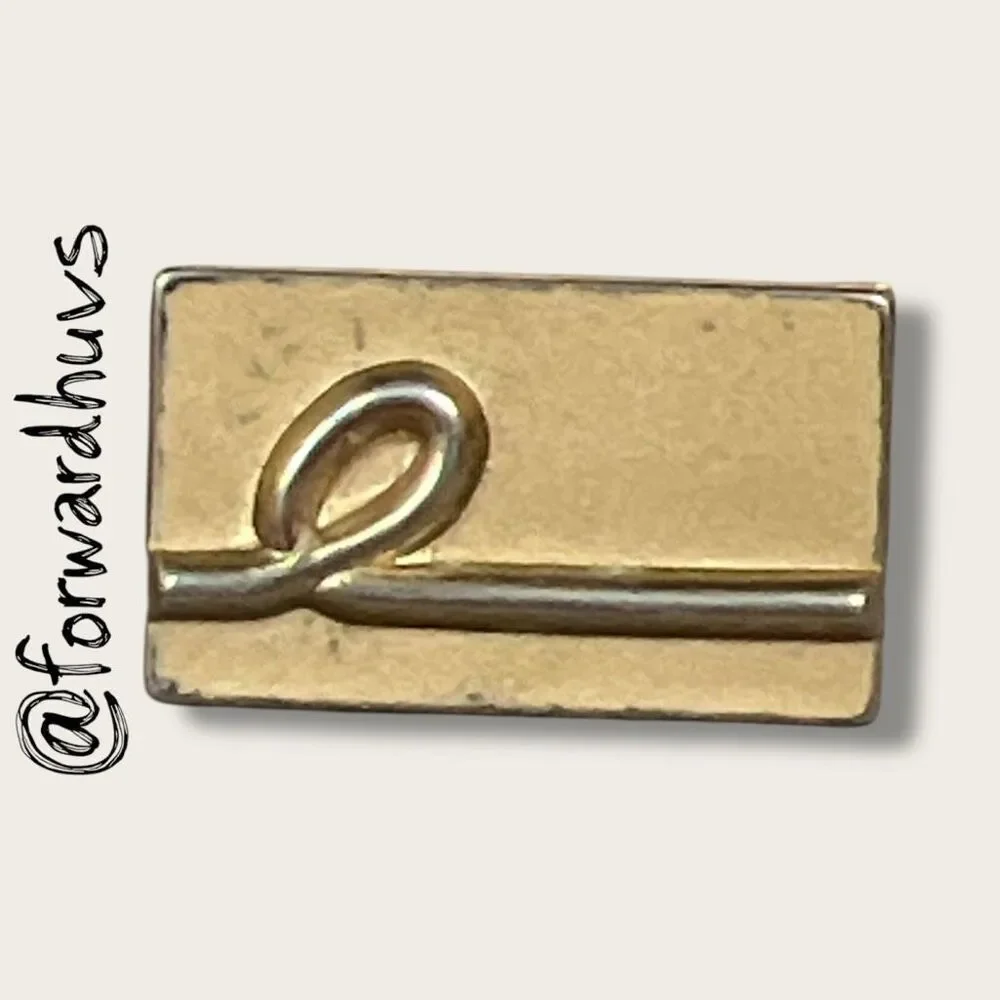 Vintage Gold Tone Cufflinks and Tie Clip Set